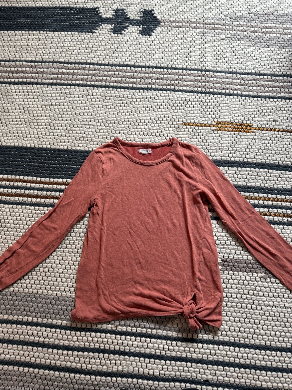Madewell Tie Front Top